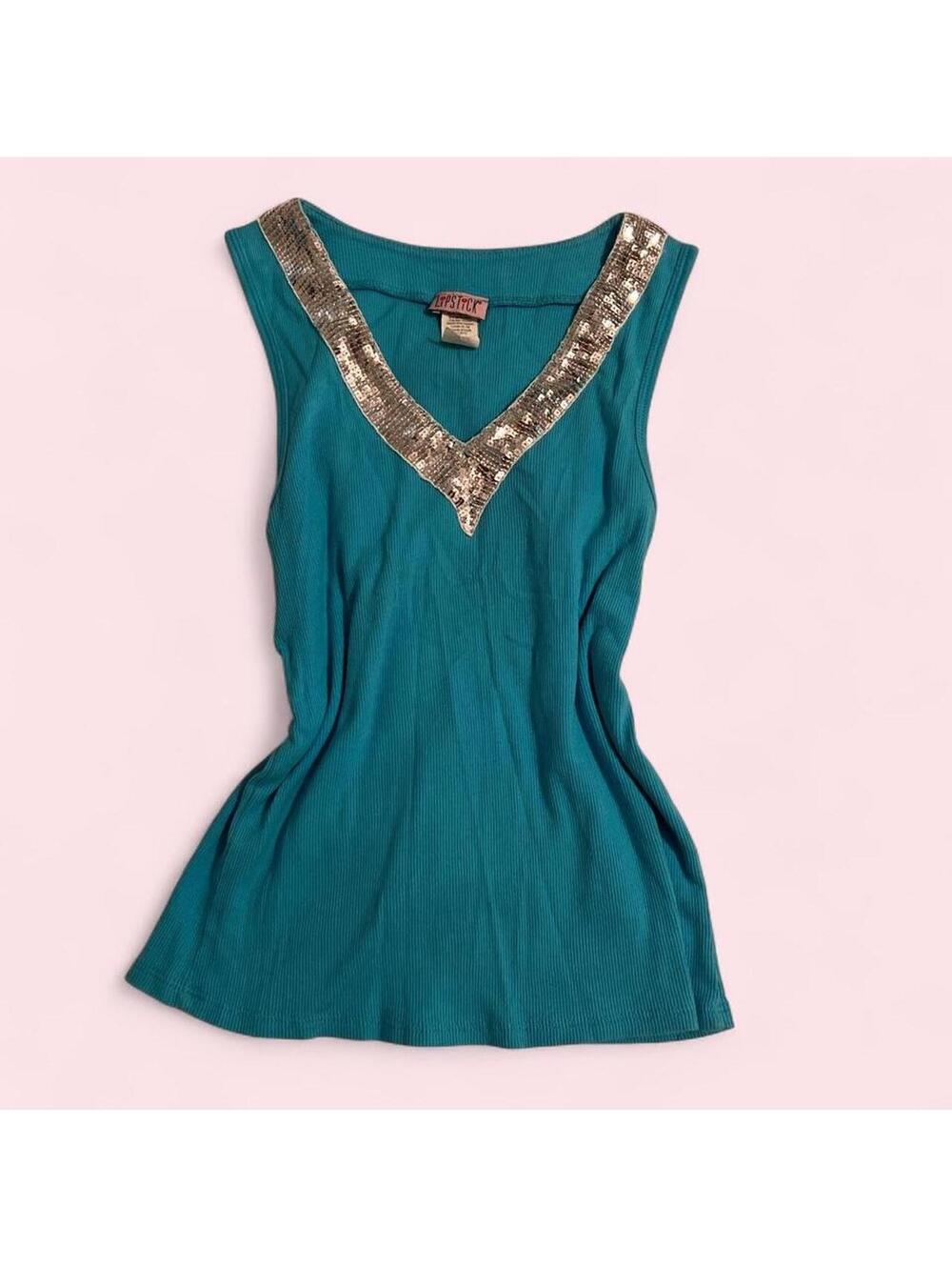 American Vintage Women's Blue Vests-tanks-cami